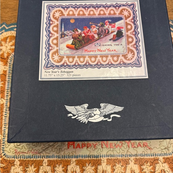 Liberty Puzzles - new year’s toboggan - Picture 6 of 7